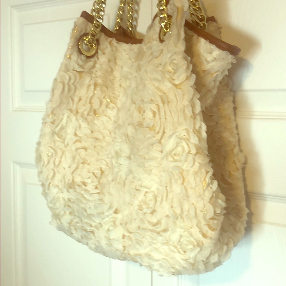 Betsey Johnson flower tote.